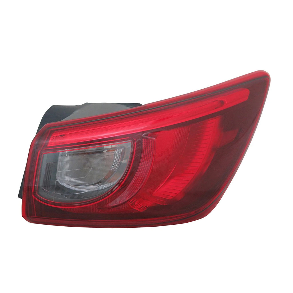 Replacement Passenger Side Outer LED Tail Light Assembly for Mazda CX3 (2016–2018)