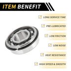 6202NR Deep Groove Ball Bearing for Scooter Skateboard Wheel (15x35x11mm)