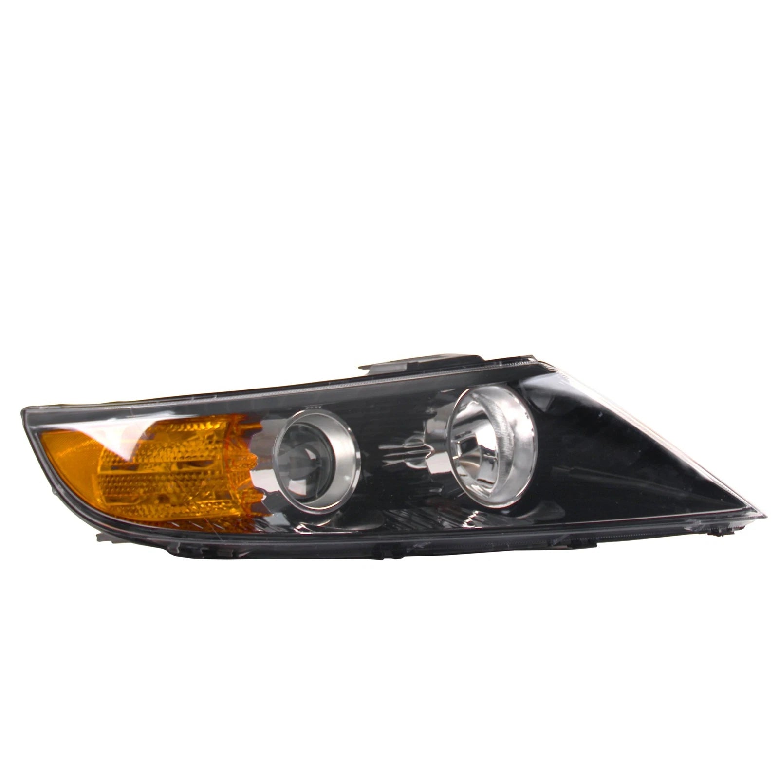 Set of 2 Headlamp Assemblies for Kia Sorento (2011-2013) Clear Lens
