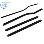 Set of 4 Rubber Window Outer Belt Molding for Ford Super Duty (1999–2014)