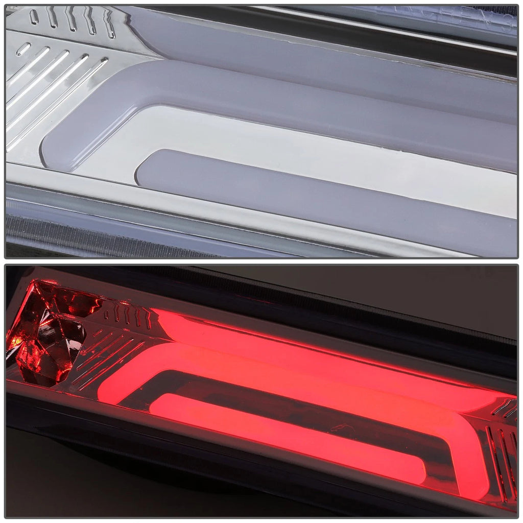 LED Third Brake Light Spoiler for Mustang LX (1987–1993) - Chrome