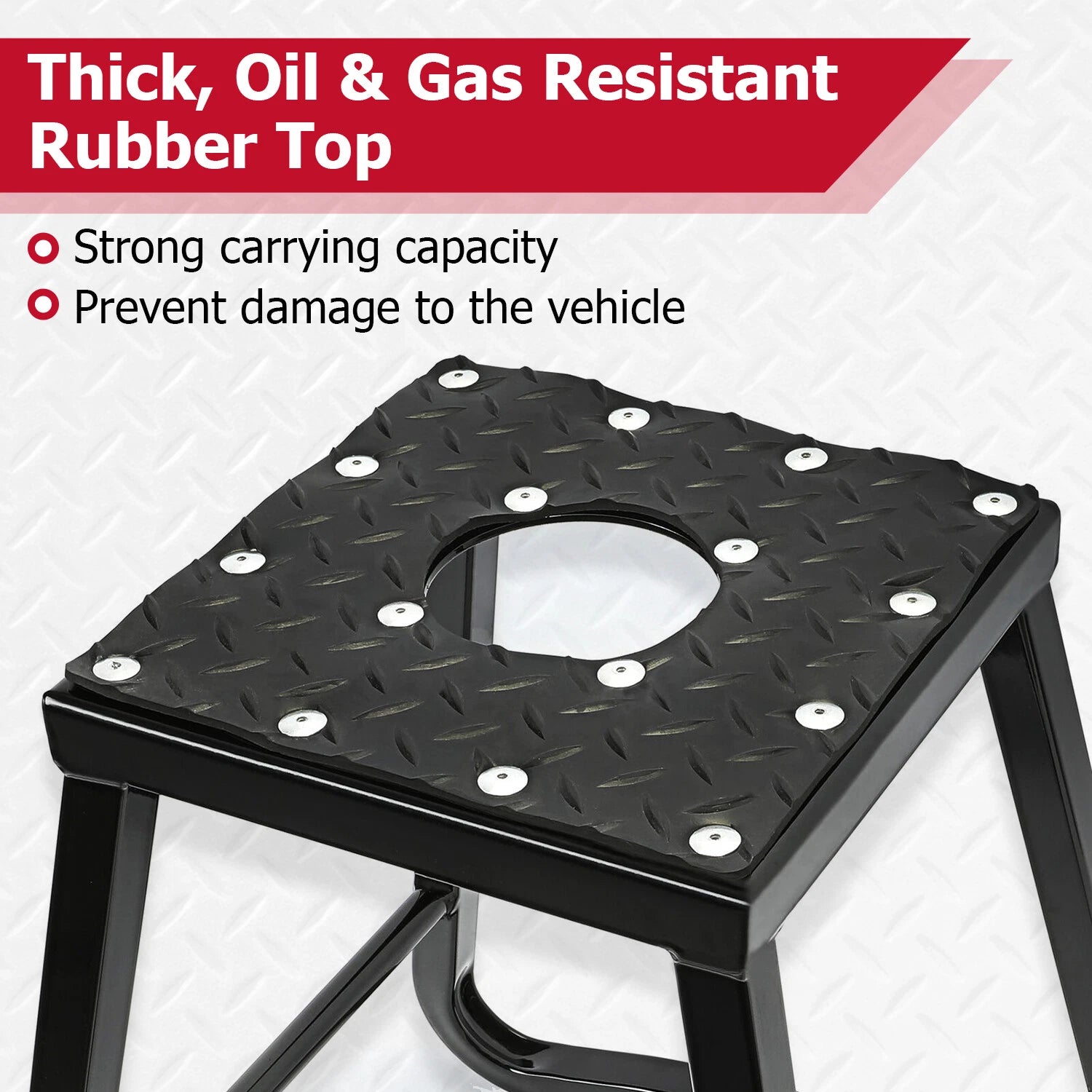 Dirt Bike Stand for Motorcycle Motocross (1000LBS Capacity) Black
