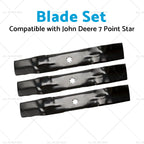 Blade Set for John Deere 145 155C LA130 LA140 LA145 LA165 (7 Point Star)