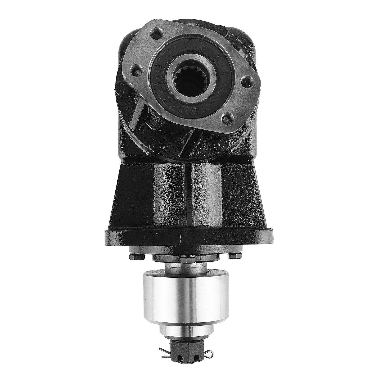 Hydraulic Brush Gearbox for Skid Steer (1:1.93 Ratio, 14 Spline Input)