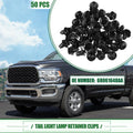 50 Pcs Tail Light Retainer Clips for Dodge Ram 1500 (2019-2023)
