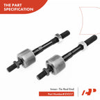6x Inner & Outer Tie Rod End Ball Joint for Honda Civic CRX (1988–1991)