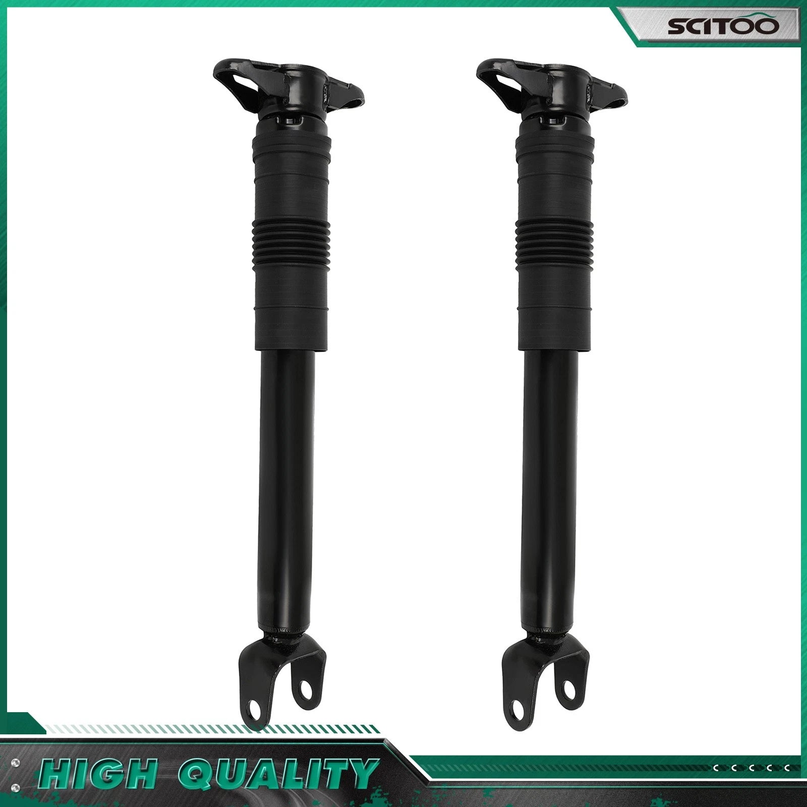 Pair Rear Air Suspension Shock Strut for Jeep Grand Cherokee Dodge Durango (2011–2015)