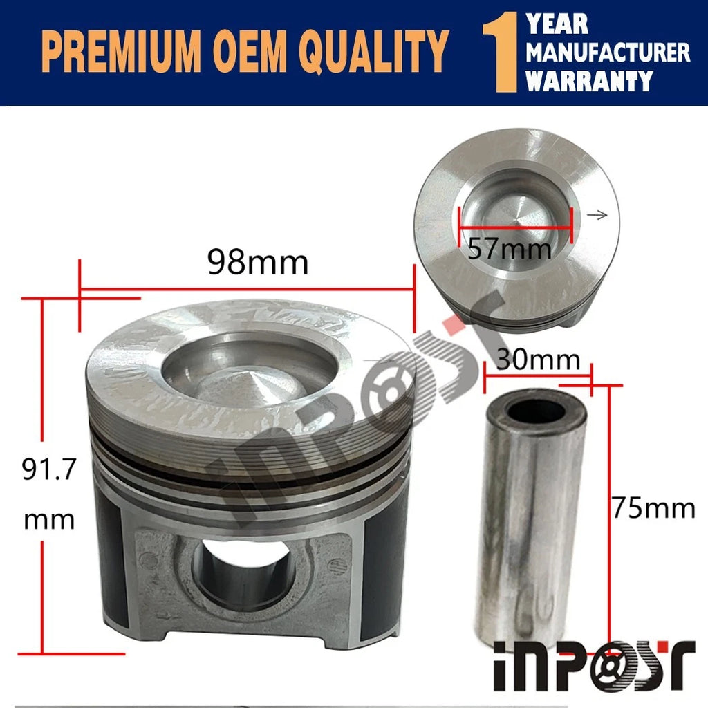 V3300 overhaul rebuild kit for Kubota V3300-DI-T Bobcat S220 S250 T225