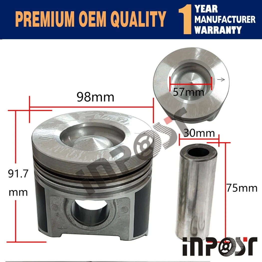 V3300 overhaul rebuild kit for Kubota V3300-DI-T Bobcat S220 S250 T225