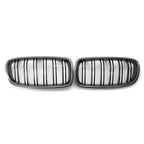 M3 Style Gloss Black Carbon Fiber Look Grilles for BMW F30/31 (2012-2018)