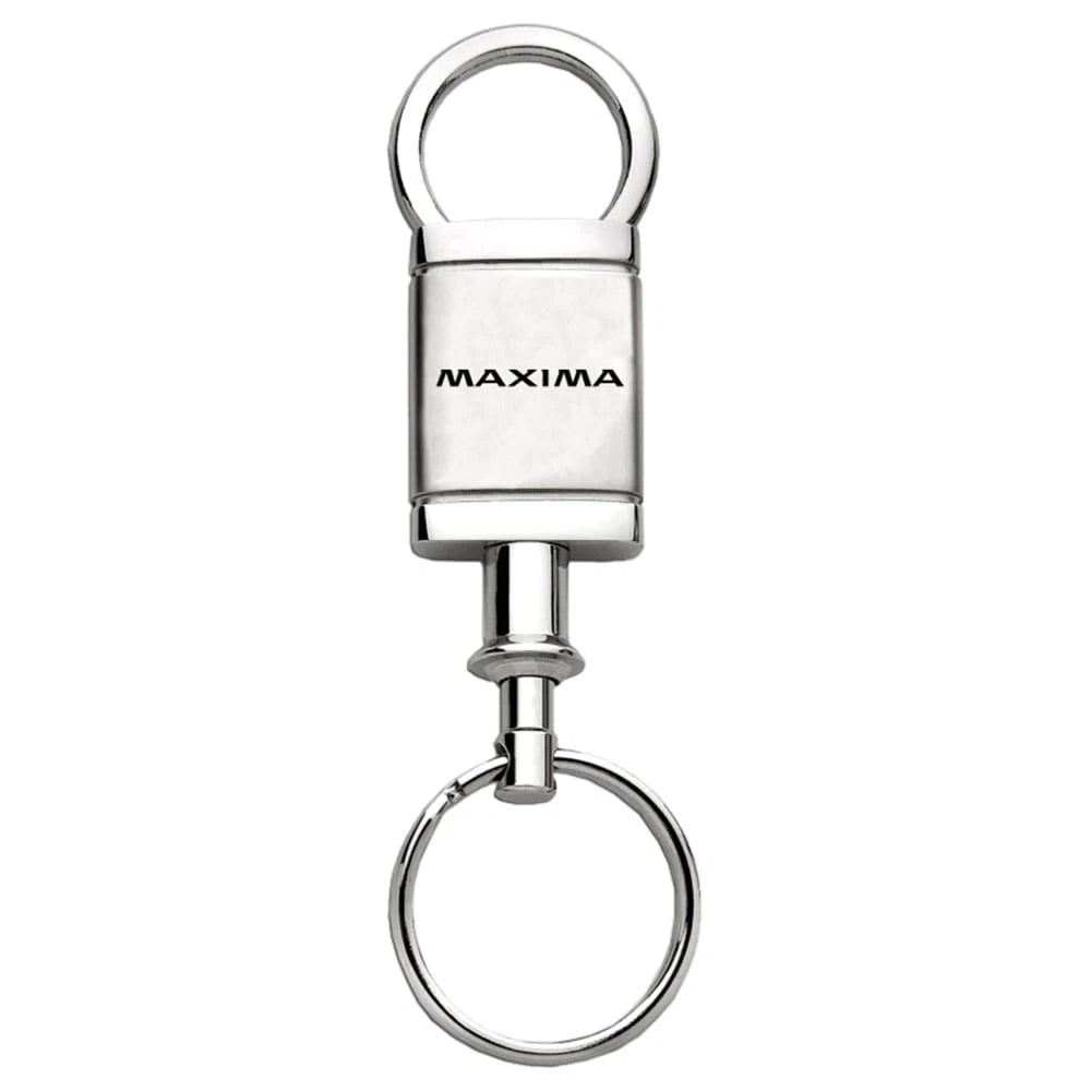 Satin-Chrome Valet Keychain - Officially Licensed for Nissan Maxima