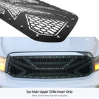 Upper Stainless Black Laser Cut Grille for Ram 1500 (2013-2021)