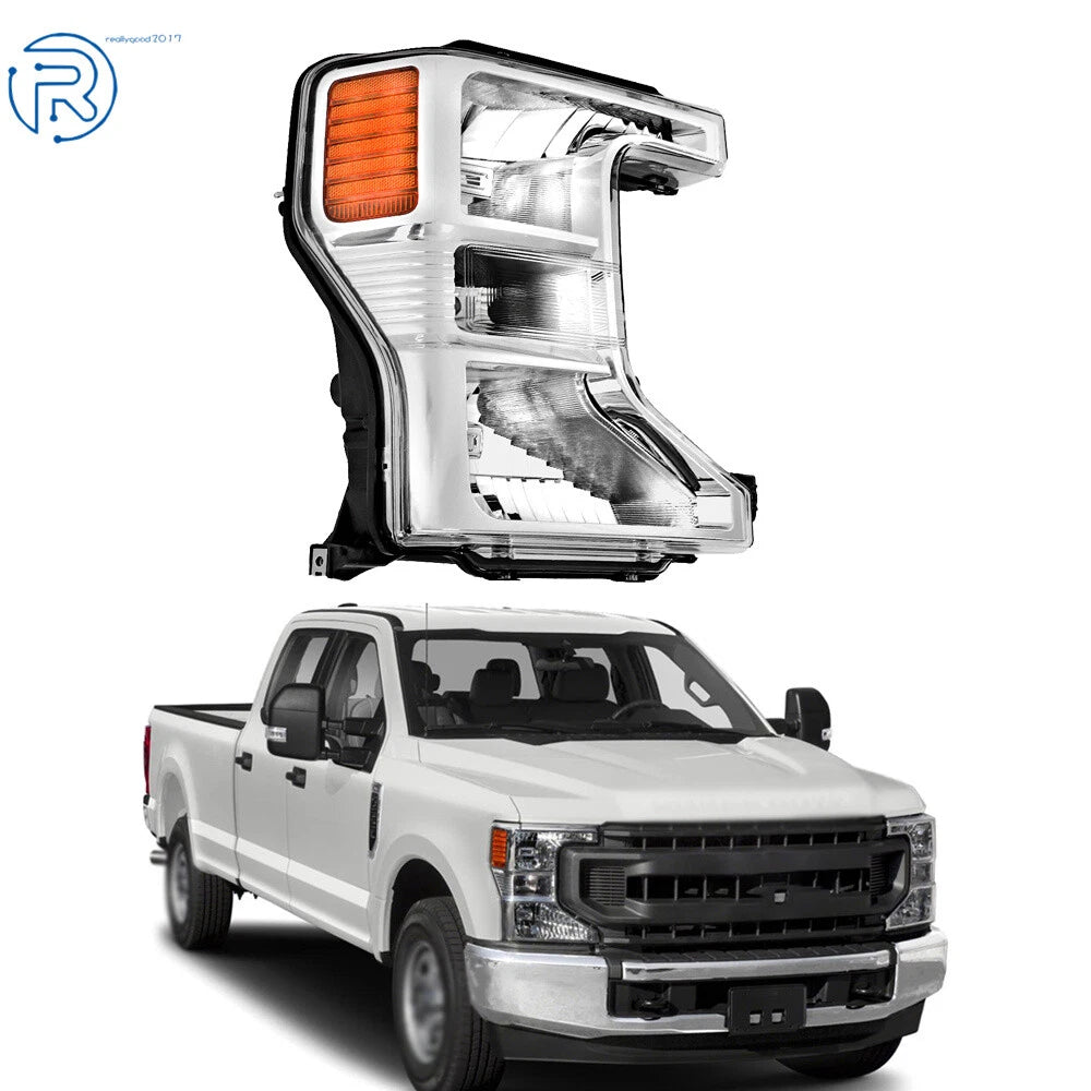 Right Halogen Headlight Projector for Ford F250 F350 F450 (2020–2022)