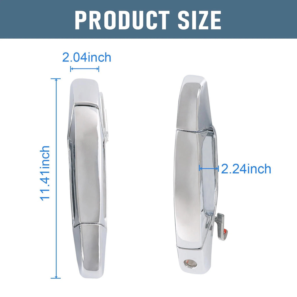 Set of 4 Chrome Door Handles for GMC Chevy Tahoe Yukon Sierra (2007–2013)