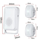 Wireless PIR Motion Sensor Door Gate Entry Chime Alarm