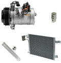 AC Compressor Kit With Condenser For Jeep Wrangler 3.8L (2008–2018)