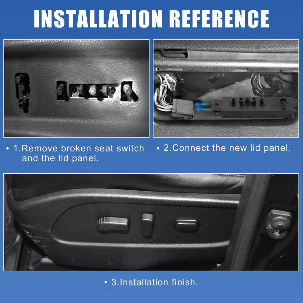 Power Seat Switch for Acura MDX, RDX, TL (2004-2018) - 2 x Switches