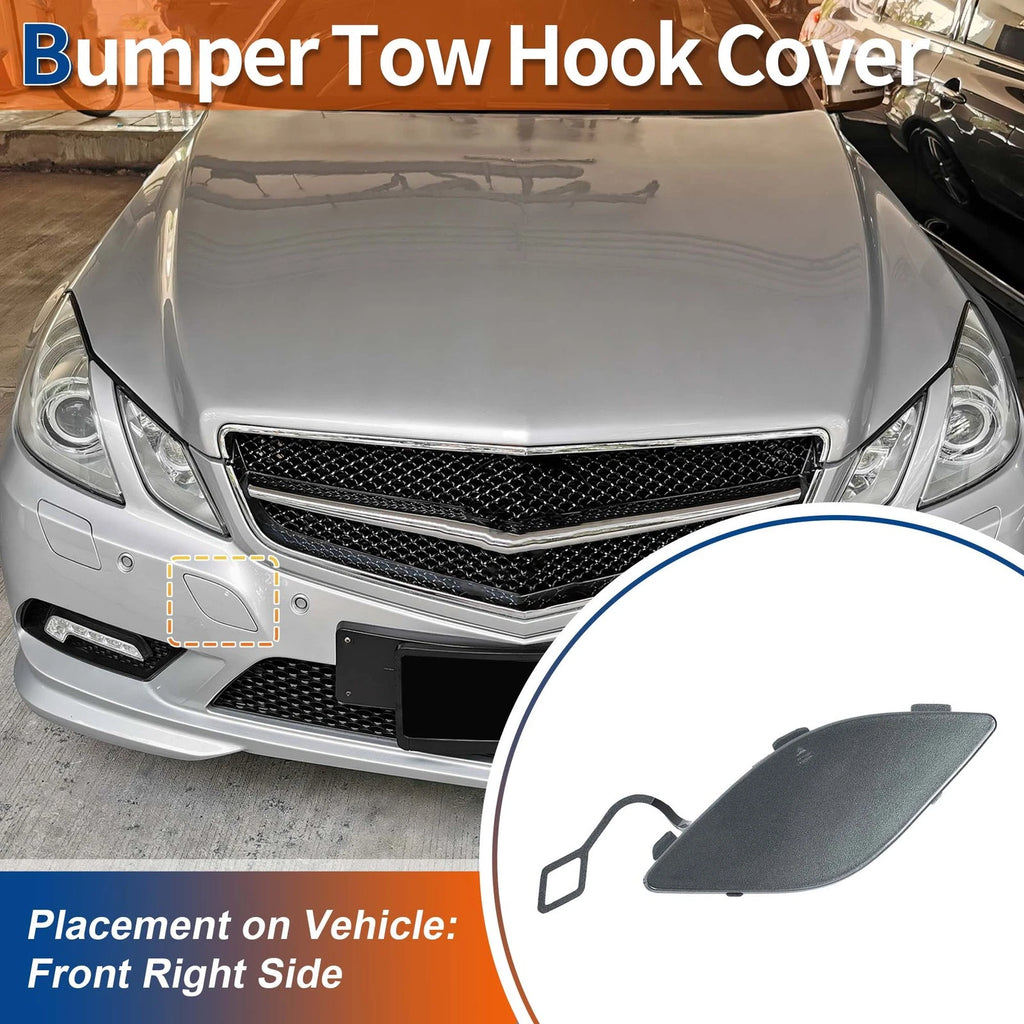 Tow Hook Cover for Mercedes-Benz E350 (2010–2014) No.A2078850123 Grey