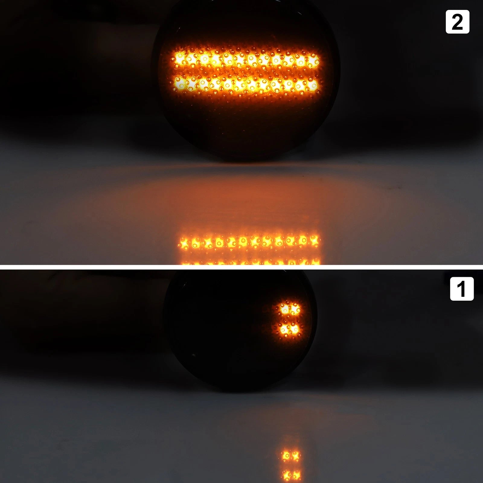 2X Side Marker Turn Signal Light NO.NH5251120C for Mazda MX-5 (1990–1998)