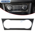 Real Carbon Fiber Center Console AC Switch Trim Decal for Mercedes A180 (2013–2018)