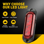 Set of 4 LED Side Marker Lights for Truck Trailer RV