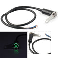 LED Switch ON/OFF 7/8" Handlebar Mount Push Button for Fog Headlight - Green