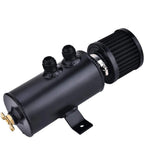Aluminum 10AN Oil Catch Can Reservoir Tank for Universal Vehicles