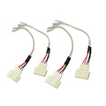 Set of 4 Door Speaker Wire Harness Adapters for VW Beetle GTI Golf Passat
