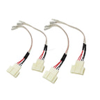 Set of 4 Door Speaker Wire Harness Adapters for VW Beetle GTI Golf Passat