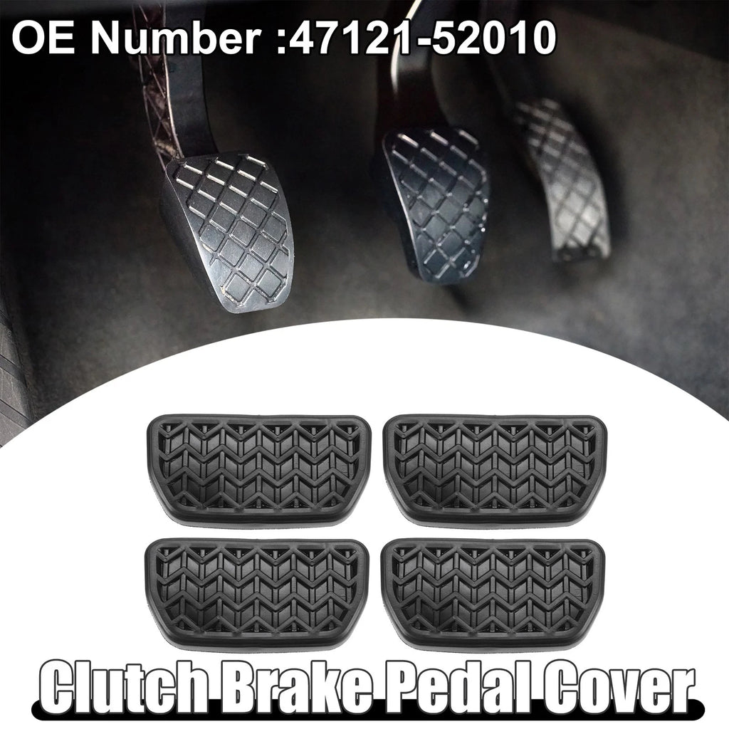 Set of 4 Anti-Slip Clutch Brake Pedal Covers for Toyota RAV4 