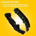 Pair Front Bumper Bracket Beam Mount Support for Honda Accord (2008–2012)