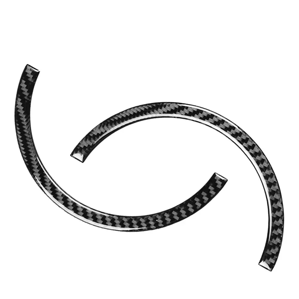 Carbon Fiber Interior Door Handle Trim Cover for Fiat 500 (2012-2015)