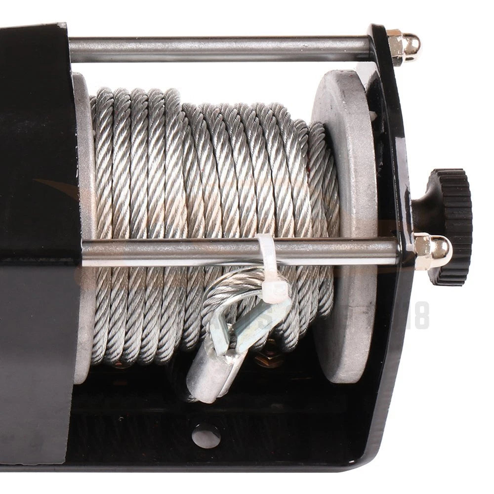 Electric Recovery Winch for Truck Trailer SUV (2500LBS)
