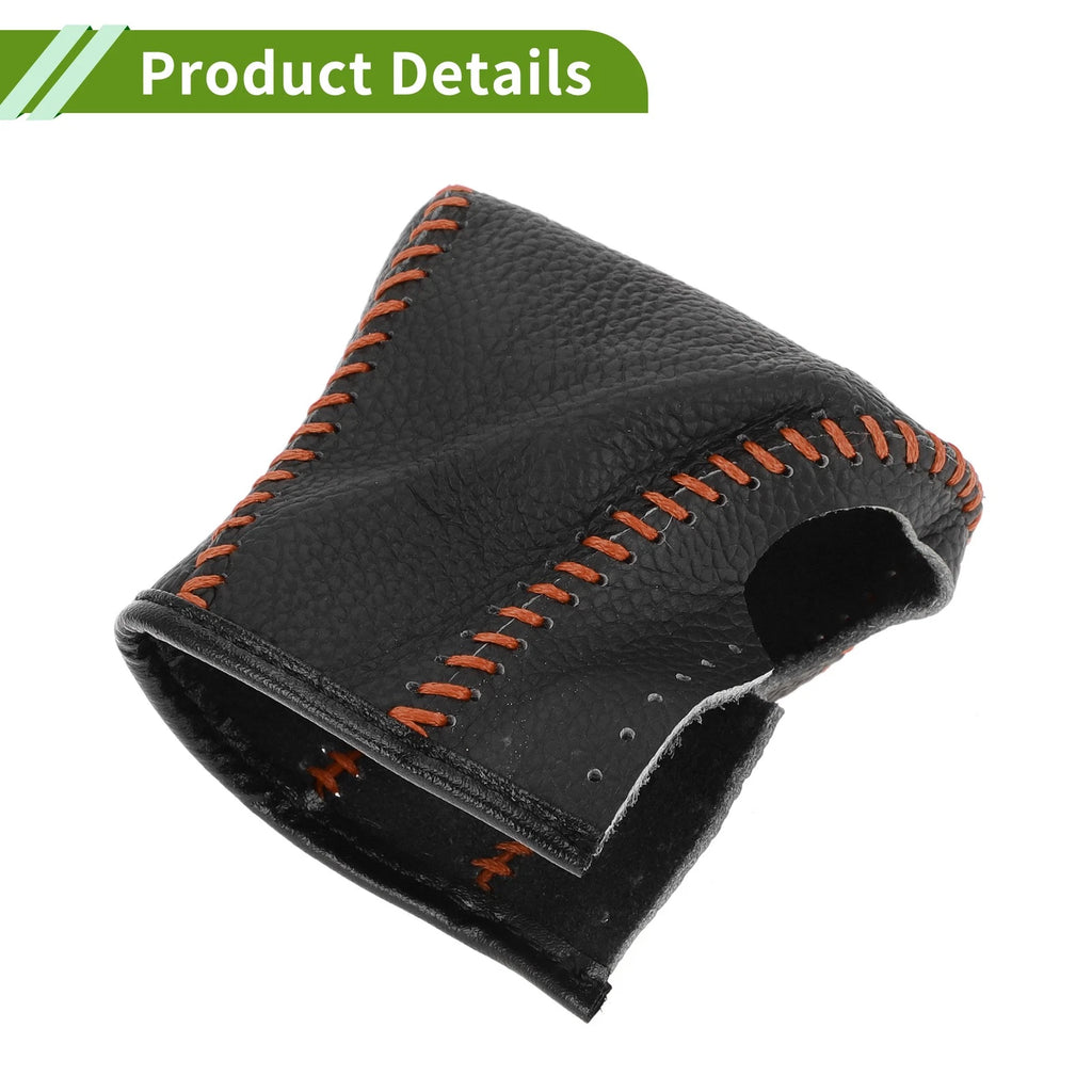 1 Pc Gear Shift Knob Cover for Lexus ES300h (2018–2023) Pebbled Black Brown