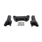 3.5" Straight Handlebar Riser & Top Clamp for Harley Dyna, Road Glide