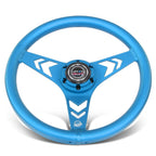 NRG RST-070-BL 330mm 1" Dish Aluminum Blue Steering Wheel for Universal (2000–2023)