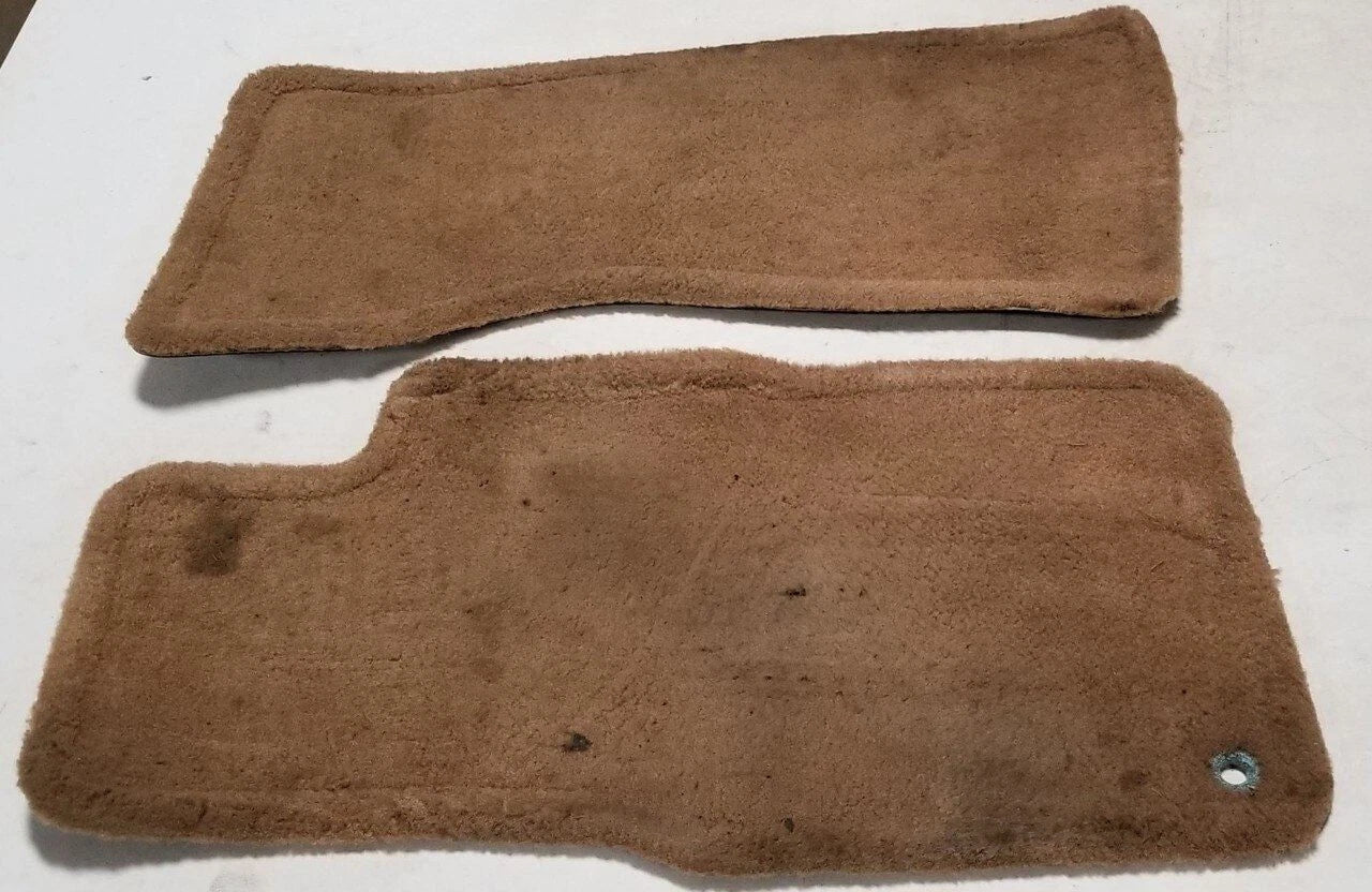 Set of 2 Front Floor Mats for 1997 Thunderbird Cougar (OEM Prairie Tan)