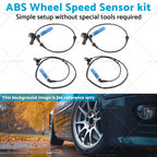 4x ABS Wheel Speed Sensor for BMW E46 Z4 323i 318i 320i (2000–2006)