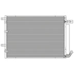 Replacement A/C Condenser Repair Part For 2015-2017 Chrysler 200 Sedan