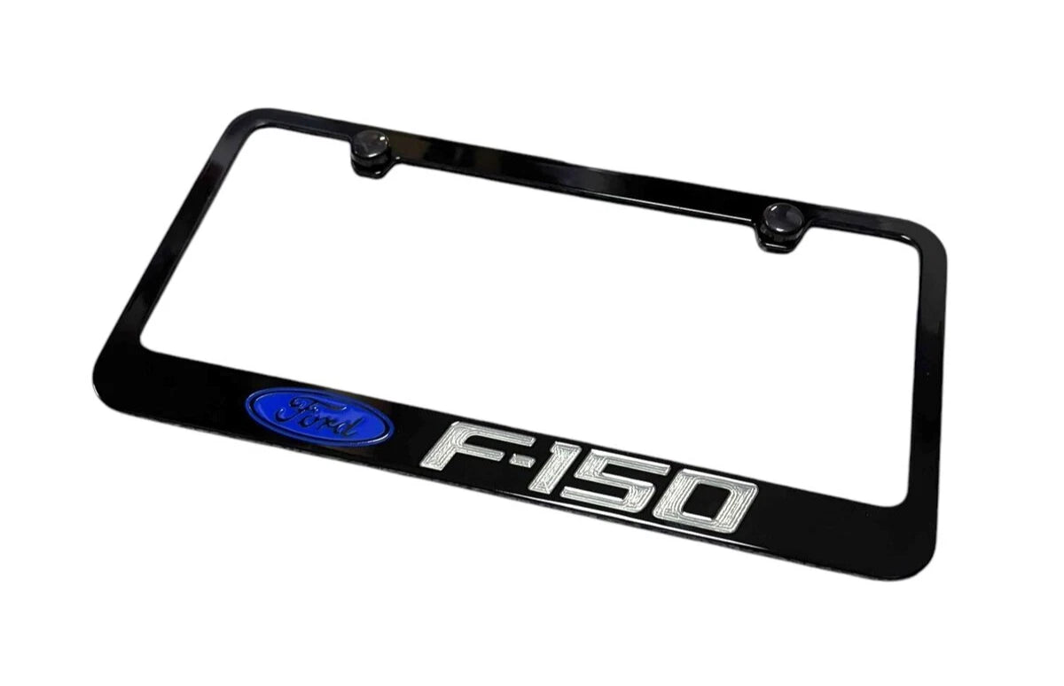 Logo Engraved Metal License Plate Frame for Ford F-150 (2009–2020)