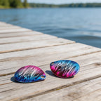 10X Copper Fishing Spinner Blades Kit UV Modified Colorful for Lure DIY