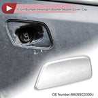Front Left Washer Nozzle Cover Cap for Subaru Forester (2009–2012) Silver Tone