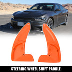 Pair Orange Steering Wheel Paddle Shifter Cover for Dodge Charger Challenger (2015–2023) 745065577875
