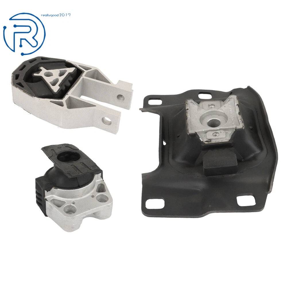 3X Engine Motor & Transmission Mount Kit for Ford Focus (2012–2018)