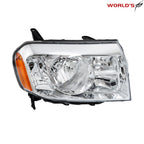 Headlamp for Honda Pilot (2009–2011) Halogen Chrome Right
