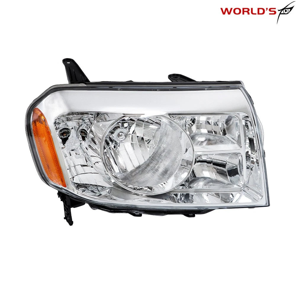 Headlamp for Honda Pilot (2009–2011) Halogen Chrome Right