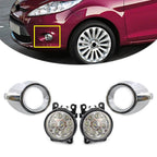 Fog Light Kit & Frame Cover for Ford Fiesta (2008-2012)