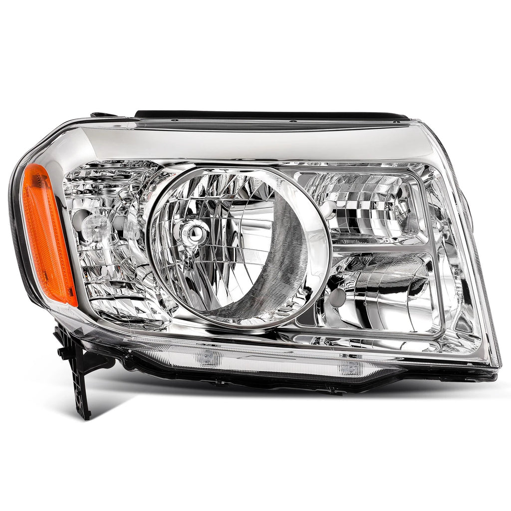 2X Headlight Assembly for Honda Pilot (2009–2011) Chrome Housing