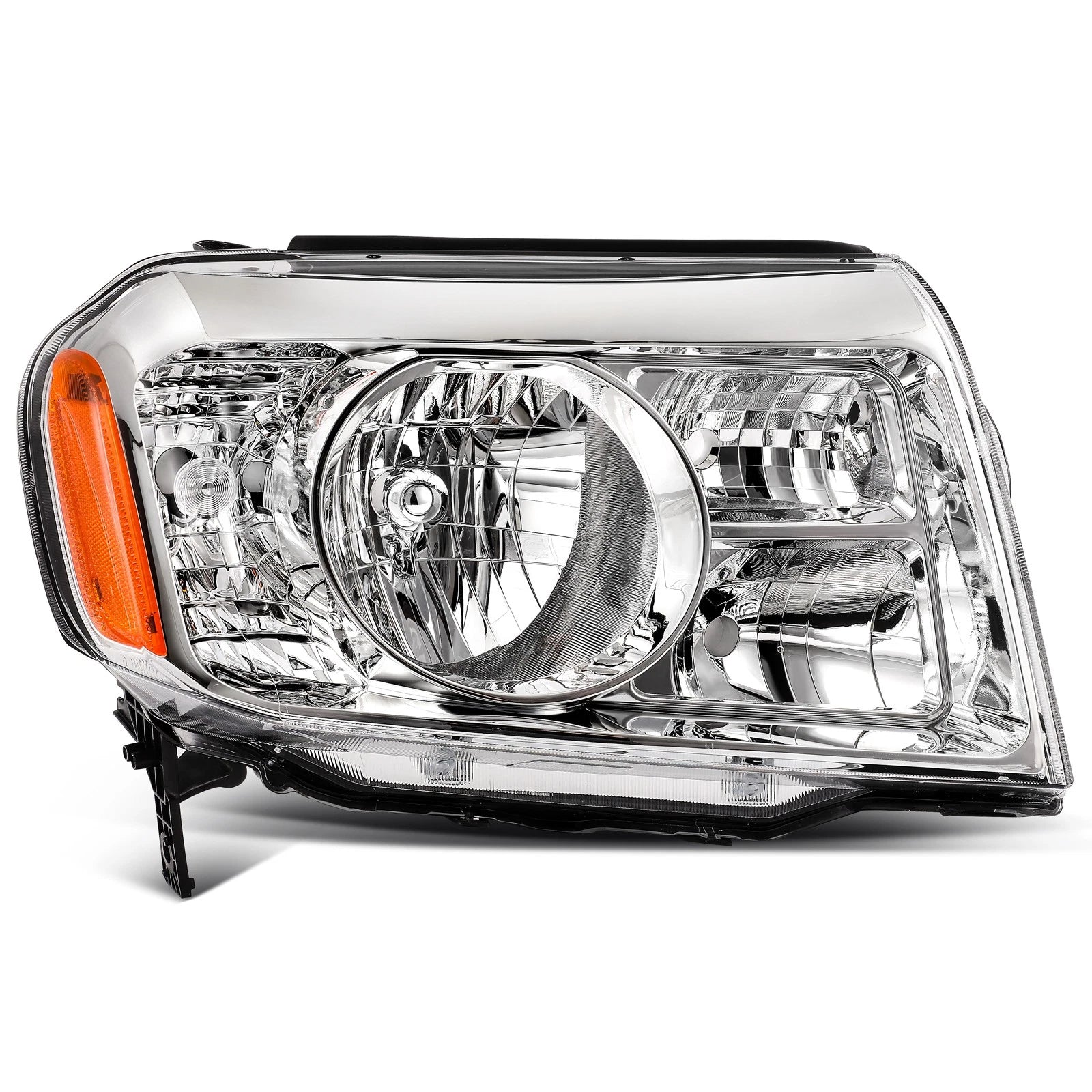 2X Headlight Assembly for Honda Pilot (2009–2011) Chrome Housing