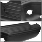 Steel Rear Step Bumper for Toyota Tacoma (1995–2004) Black w/o Sensor Holes